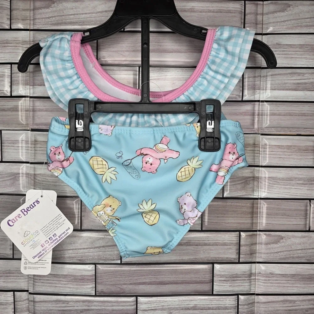 New Care Bears 2T Baby's Swimwear Bikini UPF 50+ Toddle Summer Wear Bathing Suit